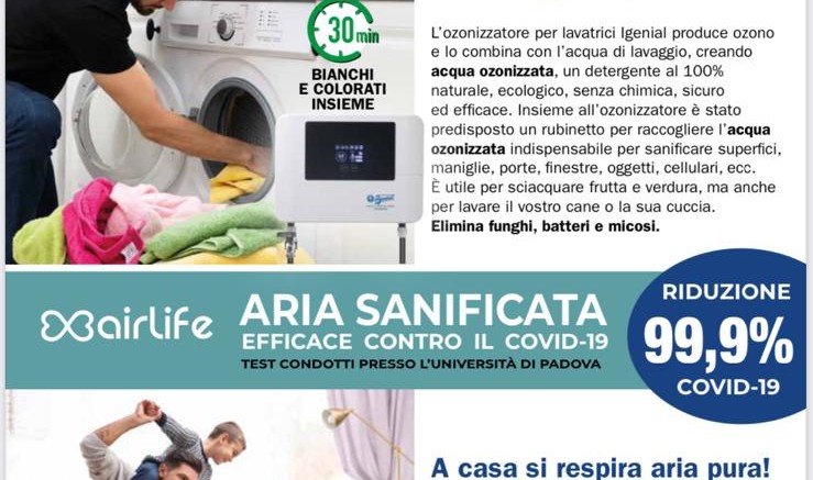 Air Line presenta : Kit Prevenzione, aria sanificata, efficace contro il  Covid 19.